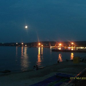 Феодосия. Вид на вечерний порт.
