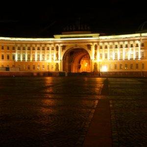 Ночная Дворцовая площадь