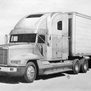 Freightliner FLD120 (доработанный рисунок)