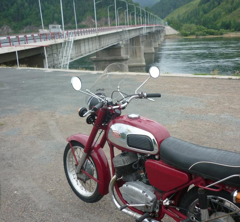 Мост через Енисей возле КрасноярскойГЭС